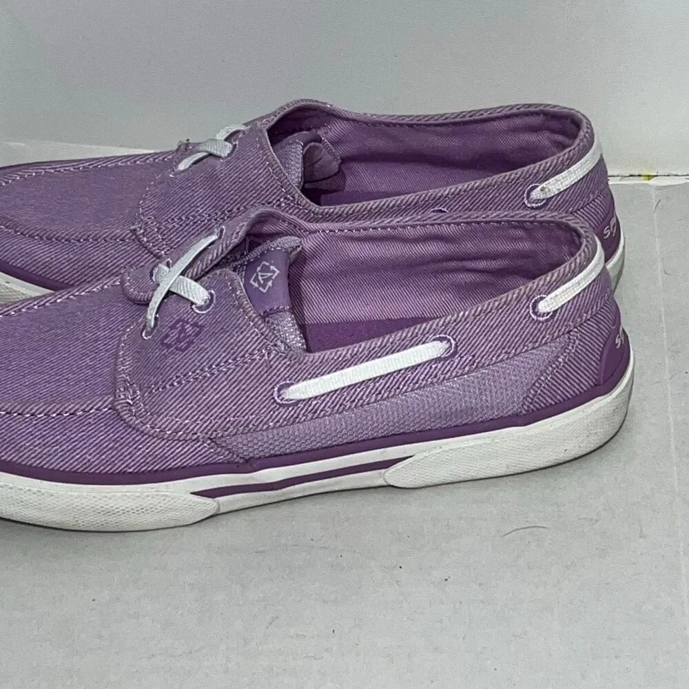 Sperry Women's Purple Pier Wave Top Sider Slip-On Sneaker Boat Shoes Size 8‎